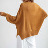 Dames oversized trui - zachte breiwear voor casual uitjes - relaxed fit jumper voor thuis en elke gelegenheid