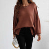 Dames oversized trui - zachte breiwear voor casual uitjes - relaxed fit jumper voor thuis en elke gelegenheid
