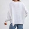 Dames oversized trui - zachte breiwear voor casual uitjes - relaxed fit jumper voor thuis en elke gelegenheid