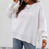 Dames oversized trui - zachte breiwear voor casual uitjes - relaxed fit jumper voor thuis en elke gelegenheid