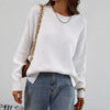 Dames oversized trui - zachte breiwear voor casual uitjes - relaxed fit jumper voor thuis en elke gelegenheid