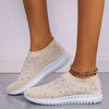 Slip-on orthopedische sneakers - stijlvolle damesschoenen met glitteraccenten