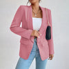 Damesblazer - elegante kantooroutfit met op maat gemaakte lange mouwen