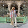 Bloemenquilted jas - oversized damesjas voor gezellige en stijlvolle outfits