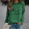 Sweatshirt - dames casual dandelion print top