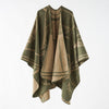 Patroon open dames poncho