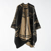 Patroon open dames poncho