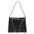 Leren tote bag - elegante zwarte handtas voor dames