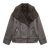 Shearling jacket - grijze aviator jas voor dames