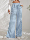 Dames wijde corduroy broek - hoge taille casual pants voor relaxte dagelijkse looks