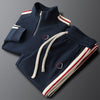 2-delige dames tracksuit voor dagelijks gebruik - zip-up top en broek voor casual stijl