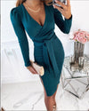 Verfijnde midi-jurk - elegante avondkleding voor dames