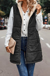 Gevoerde hoodie gilet - lichtgewicht dames mouwloze vest