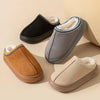 Pluche slip-on sloffen dames – zachte comfortabele huissloffen - Bakkermode.nl