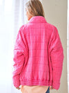 Dames gewatteerde shacket - zachte en comfortabele jas met ritssluiting - Bakkermode.nl