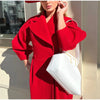 Dubbelrijige trenchcoat - elegante damesbovenkleding - Bakkermode.nl