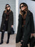Lange imitatiebont jas - luxe dames outerwear - Bakkermode.nl