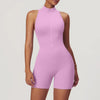 Dames fitness jumpsuit met rits - stijlvolle sportbodysuit