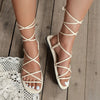 Gladiatorsandalen met meerdere bandjes - Bakkermode.nl