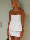 Straplesstop off shoulder top - Bakkermode.nl