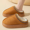 Pluche slip-on sloffen dames – zachte comfortabele huissloffen - Bakkermode.nl