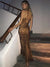Luipaardprint bodycon maxi jurk - Bakkermode.nl