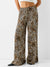 luipaardprint broek met wijde pijpen - Bakkermode.nl