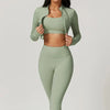 2-delig vrouwen sportset - vormgevende activewear voor training en yogasessies