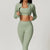 2-delig vrouwen sportset - vormgevende activewear voor training en yogasessies