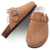 Suède muiltjes dames – antislip warme winterpantoffels - Bakkermode.nl