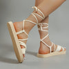 Elegante wikkelsandalen - Bakkermode.nl