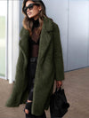 Lange imitatiebont jas - luxe dames outerwear - Bakkermode.nl