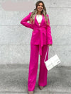 2-delig blazer set voor dames - stijlvolle kantooroutfit met broek