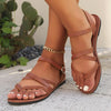 Sandalen met meerdere bandjes en gesp - Bakkermode.nl
