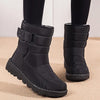 Waterdichte winterlaarzen - dames gevoerde enkelboots met verstelbare band