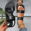Elegante leren sandalen - Bakkermode.nl