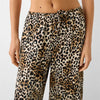 luipaardprint broek met wijde pijpen - Bakkermode.nl