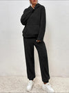 2-delige teddy tracksuit set - ultra-zachte dames loungewear met capuchon
