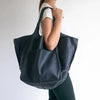 Vrouwen leren tote bag - praktische tas voor dagelijks gebruik