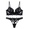 2-delig lingerie set - verfijnde bloemen dames bralette en broekje - Bakkermode.nl