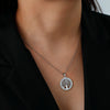 Boom des levens hanger ketting - elegante damesketting - Bakkermode.nl