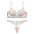 2-delig lingerie set - verfijnde bloemen dames bralette en broekje - Bakkermode.nl