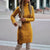 Gebreide jurk met hoge hals - trendy dames trui jurk - Bakkermode.nl