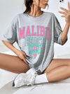 Malibu beach grafisch t-shirt - Bakkermode.nl