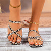 Luipaardprint sandalen - Bakkermode.nl