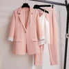 2-delige damenspijkerset - op maat gemaakte blazer en broek voor kantooroutfits - stijlvol & veelzijdig ontwerp