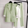 2-delige damenspijkerset - op maat gemaakte blazer en broek voor kantooroutfits - stijlvol & veelzijdig ontwerp