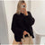 Oversized gebreide trui - dames knitwear met relaxte pasvorm - Bakkermode.nl