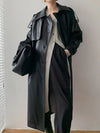 Leren trenchcoat - stijlvolle lange damesjas