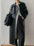 Leren trenchcoat - stijlvolle lange damesjas